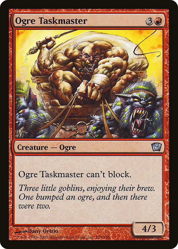 Ogre Taskmaster (9ED-205★) - 9th Edition