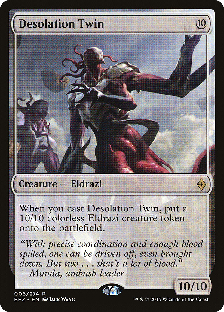 Desolation Twin (BFZ-006) - Battle for Zendikar