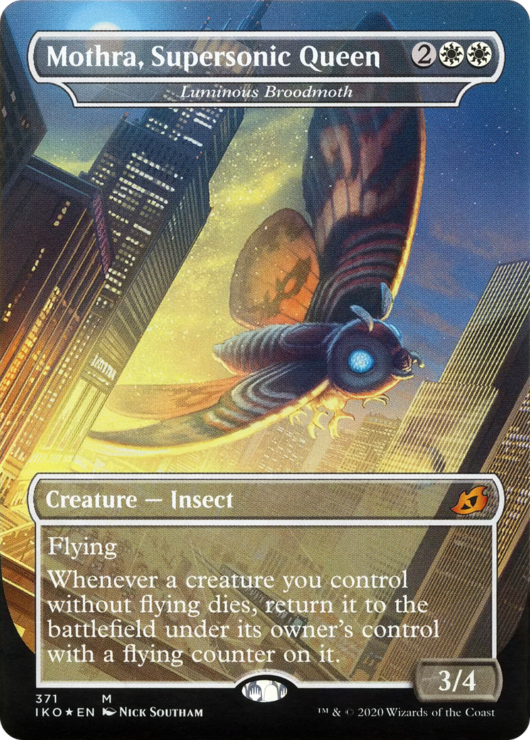 Broodmoth lumineux - Mothra, reine supersonique (série Godzilla) [Ikoria : Lair of Behemoths] 