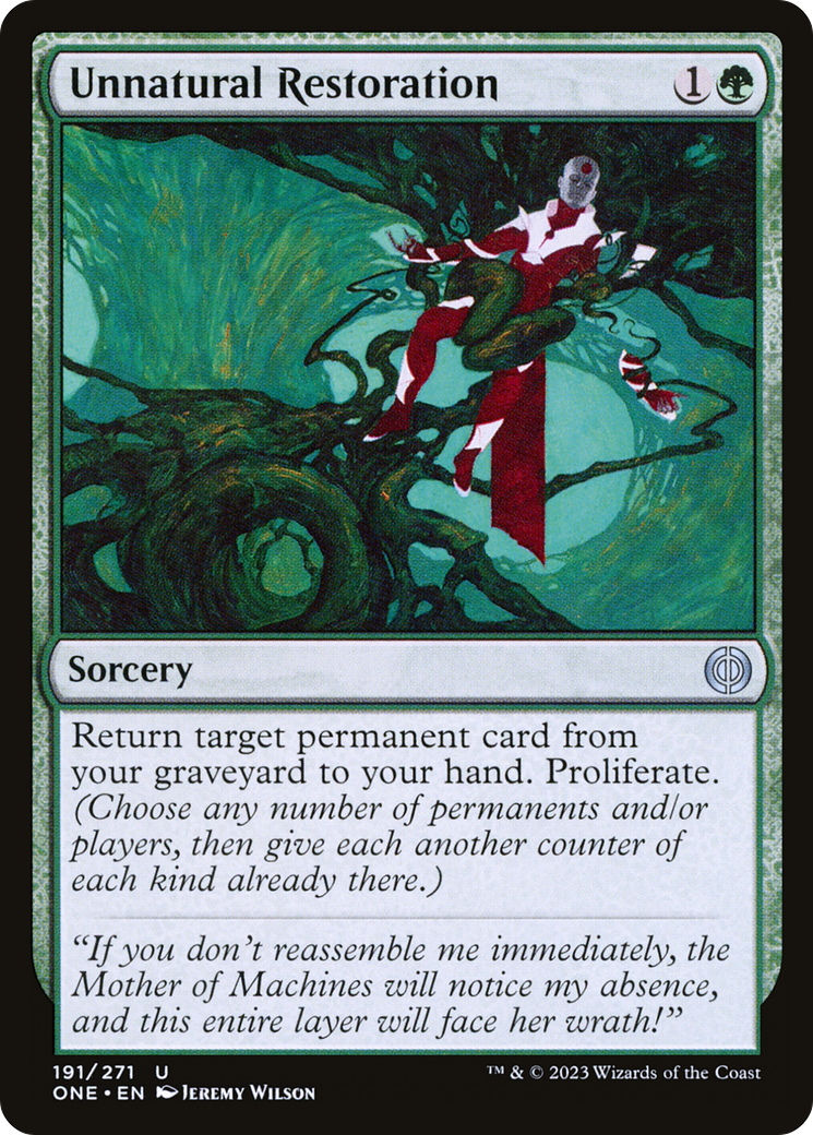 Restauration contre nature [Phyrexia : Tous seront un] 