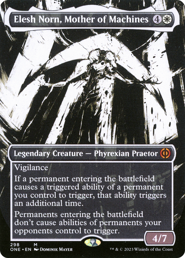 Elesh Norn, Mère des Machines (Borderless Ichor) [Phyrexia : All Will Be One] 
