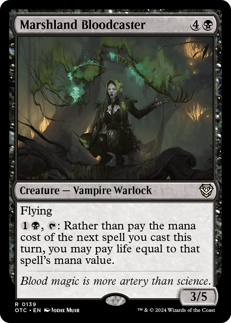 Marshland Bloodcaster [Commandant des hors-la-loi de Thunder Junction] 