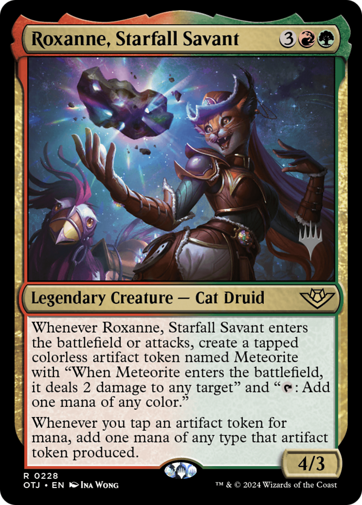 Roxanne, Starfall Savant (Pack promotionnel) [Promotions des hors-la-loi de Thunder Junction] 