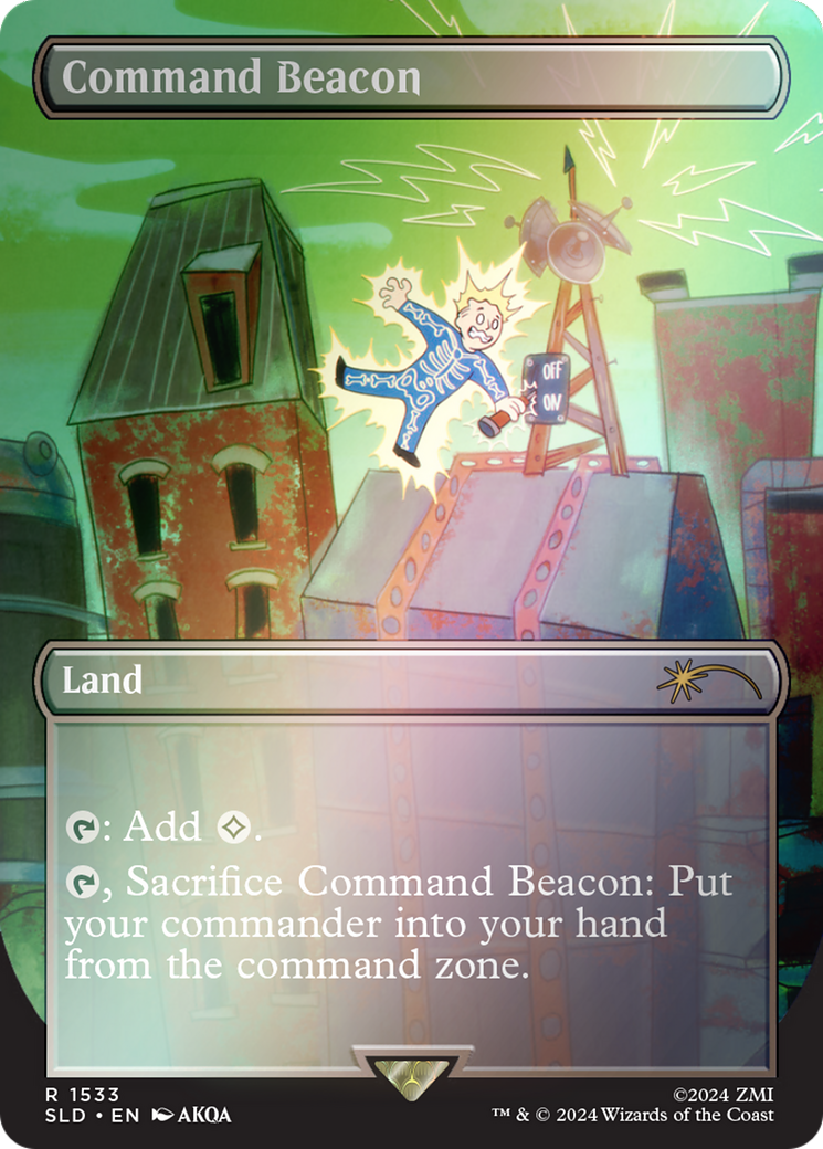 Balise de commandement (Rainbow Foil) [Série Secret Lair Drop] 