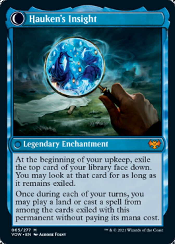 Jacob Hauken, Inspector // Hauken's Insight (VOW-065) - Innistrad: Crimson Vow: (Double Faced Transform)