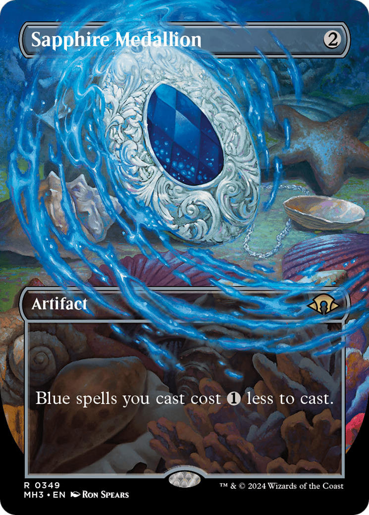 Médaillon saphir (sans bordure) [Modern Horizons 3] 