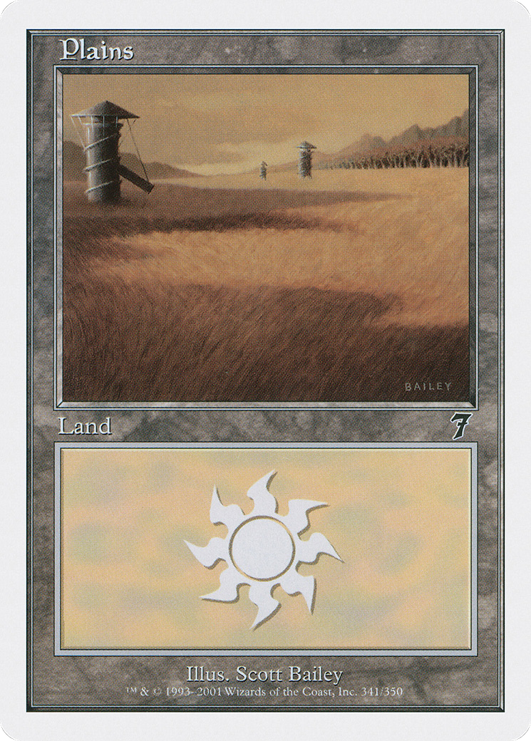 Plains (341) (7ED-341) - 7th Edition Foil