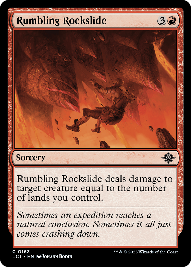 Éboulement grondant [Les cavernes perdues d'Ixalan] 