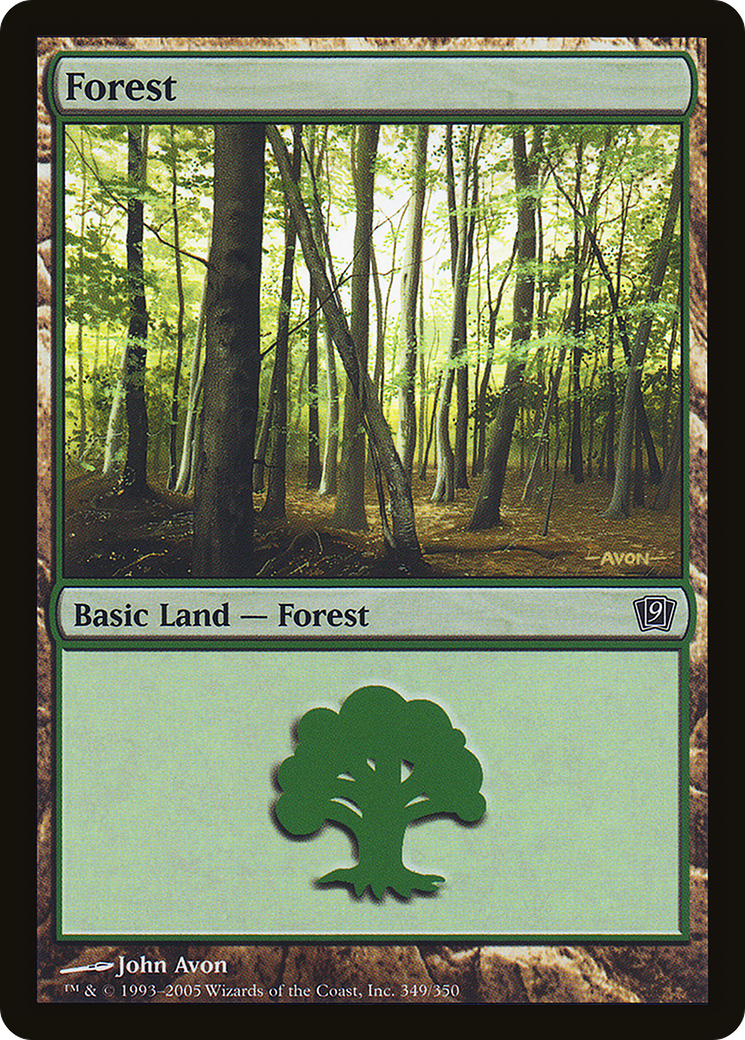 Forest (9ED-349★) - 9th Edition