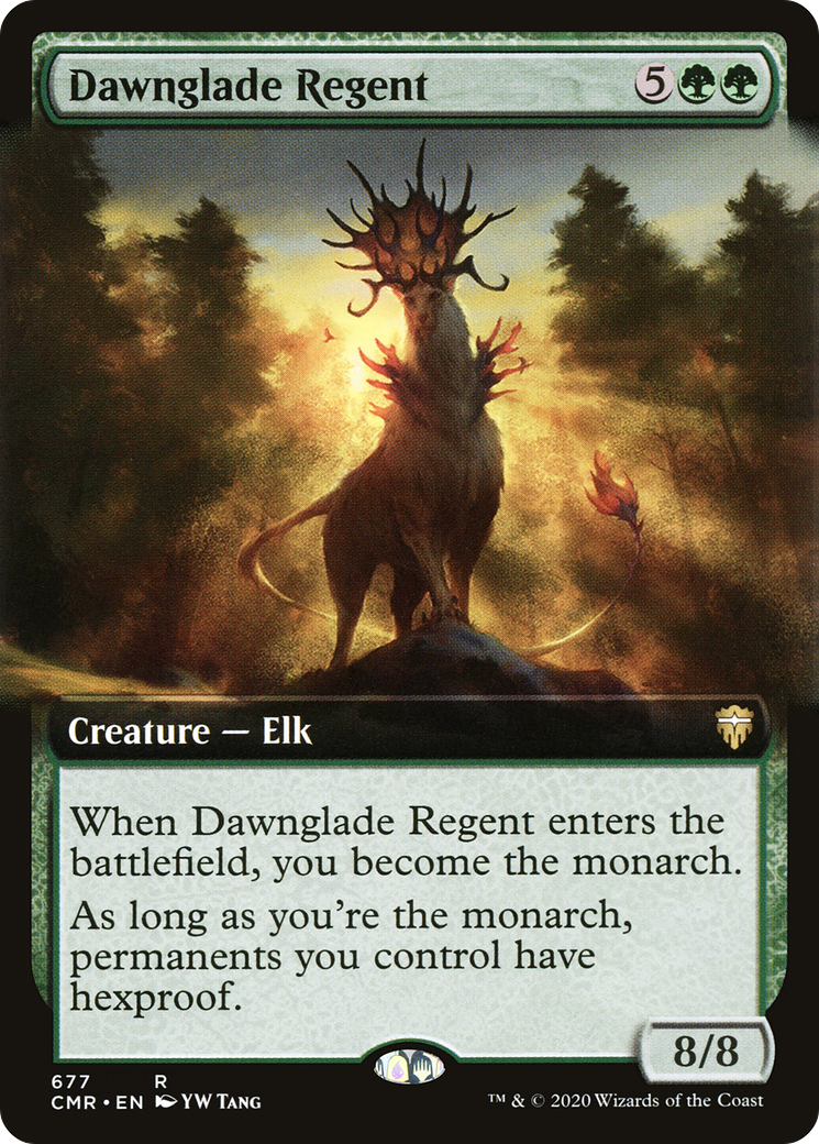 Régent de Dawnglade (art étendu) [Commander Legends] 