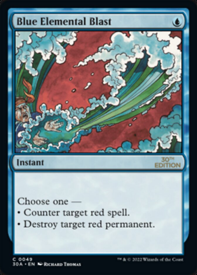 Blue Elemental Blast [Édition 30e anniversaire] 