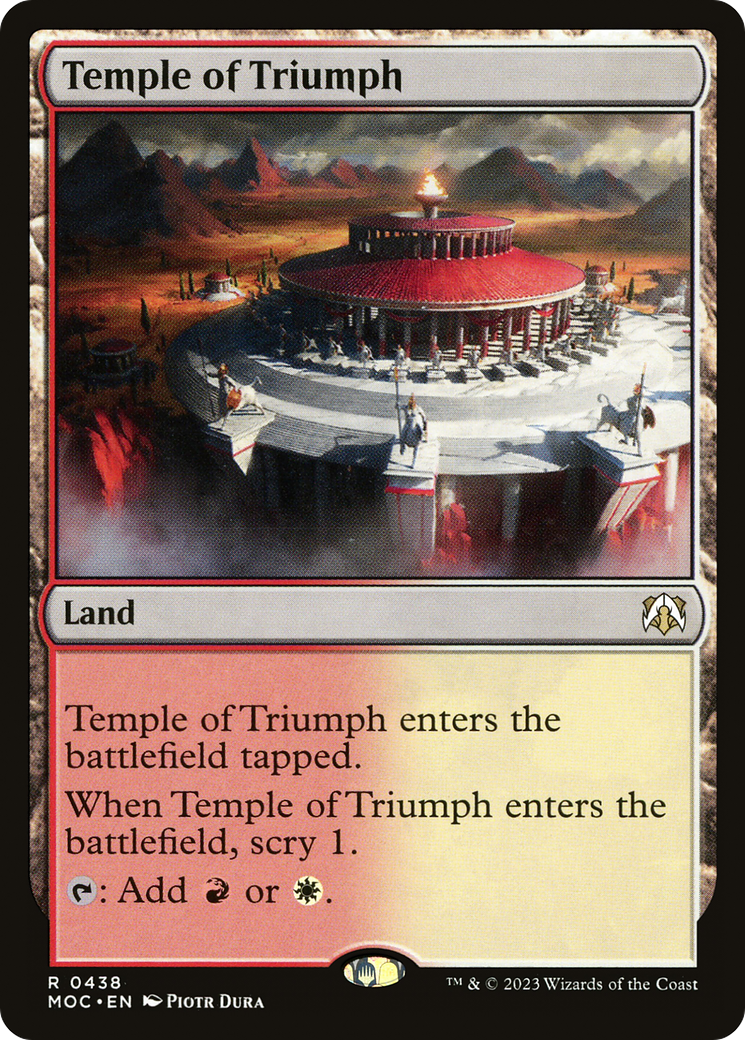 Temple du Triomphe [Marche du Commandant des Machines] 