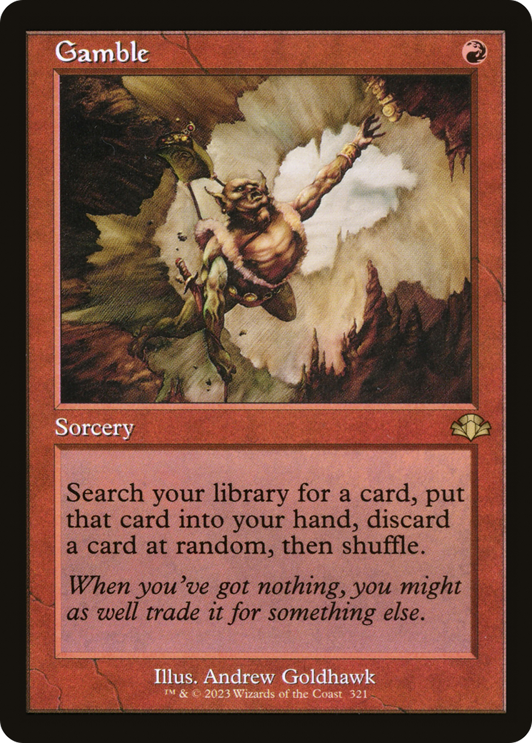 Gamble (Rétro) [Dominaria Remastered] 