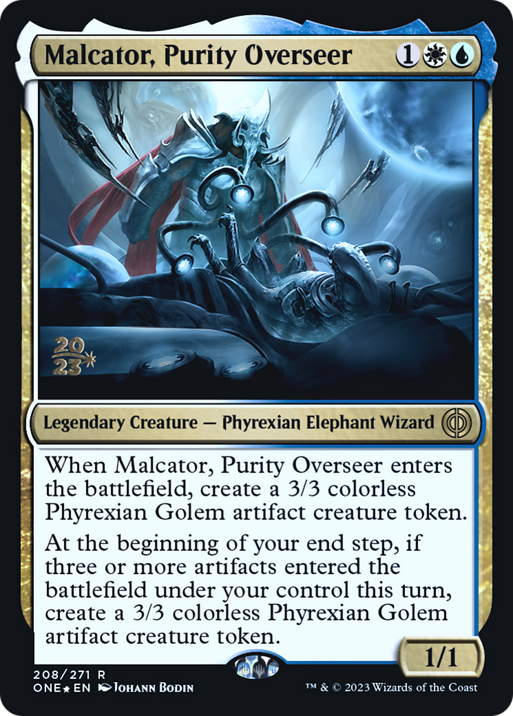 Malcator, surveillant de la pureté [Phyrexia : All Will Be One Promos Avant-première] 