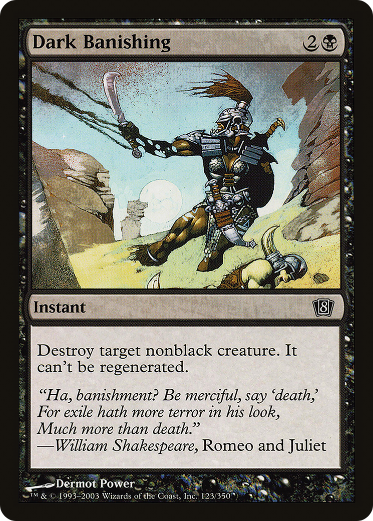 Dark Banishing (8ED-123★) - 8th Edition