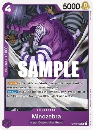 Minozebra (OP03-068) - Common