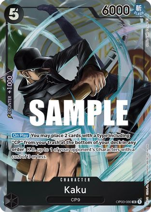 Kaku (080) (Alternate Art) (OP03-080) - Super Rare