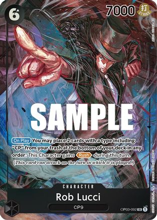 Rob Lucci (092) (Alternate Art) (OP03-092) - Super Rare