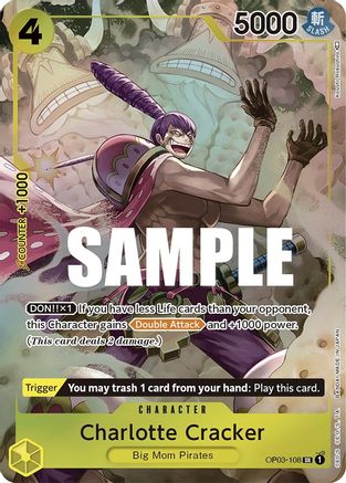 Charlotte Cracker (Alternate Art) (OP03-108) - Super Rare