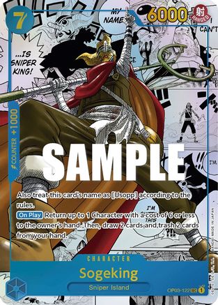 Sogeking (Alternate Art) (Manga) (OP03-122) - Secret Rare