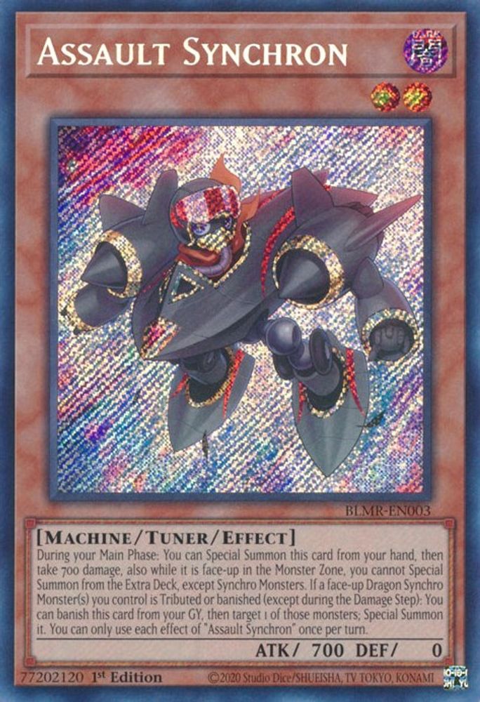 Assault Synchron (BLMR-EN003) - Secret Rare