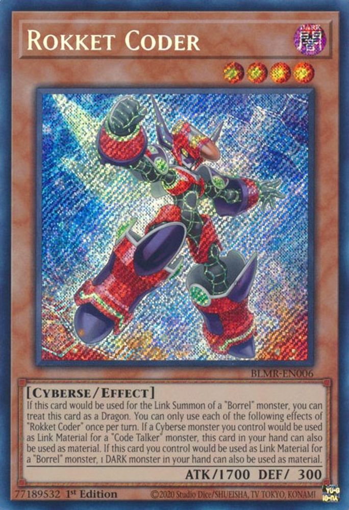 Rokket Coder (BLMR-EN006) - Secret Rare