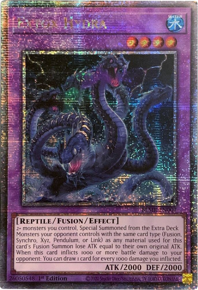 Extox Hydra (Quarter Century Secret Rare) (BLMR-EN007) - Quarter Century Secret Rare