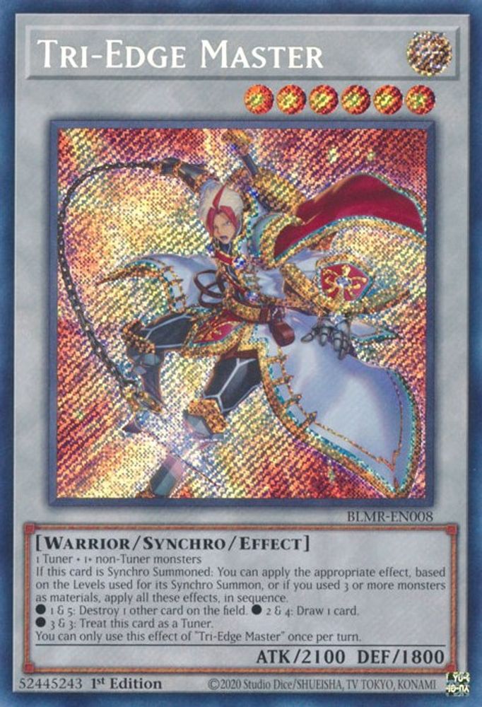 Tri-Edge Master (BLMR-EN008) - Secret Rare