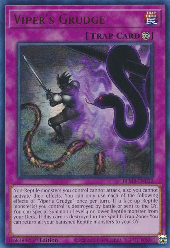 Viper's Grudge (BLMR-EN022) - Ultra Rare