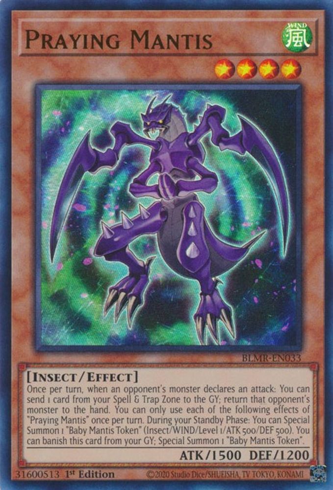 Praying Mantis (BLMR-EN033) - Ultra Rare