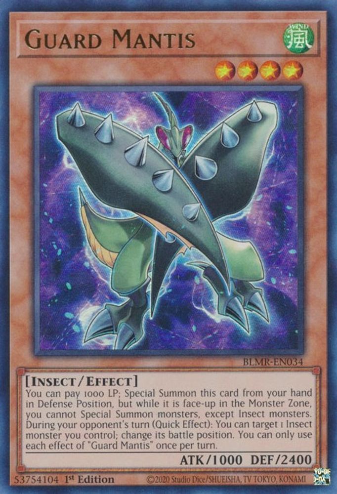 Garde Mantis [BLMR-EN034] Ultra Rare 