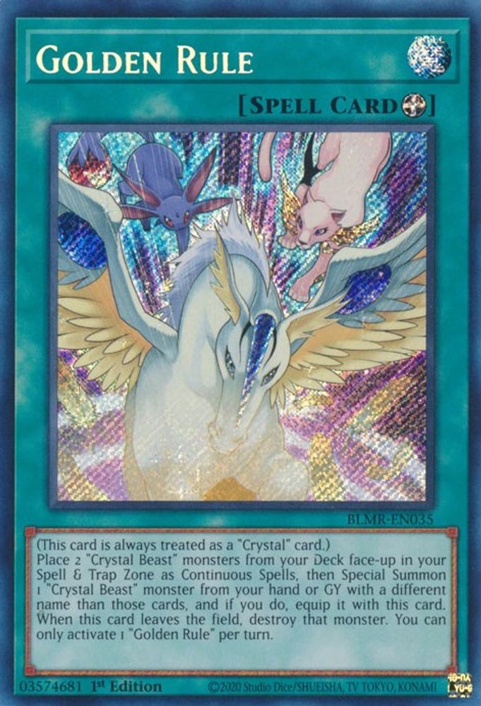 Golden Rule (BLMR-EN035) - Secret Rare