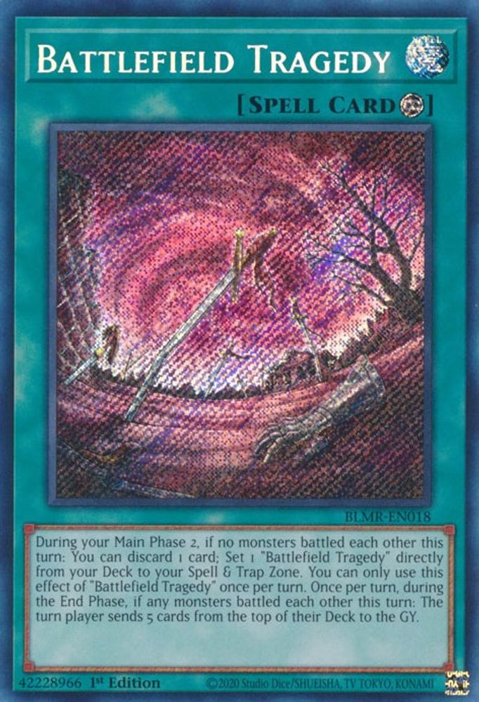 Battlefield Tragedy (BLMR-EN018) - Secret Rare