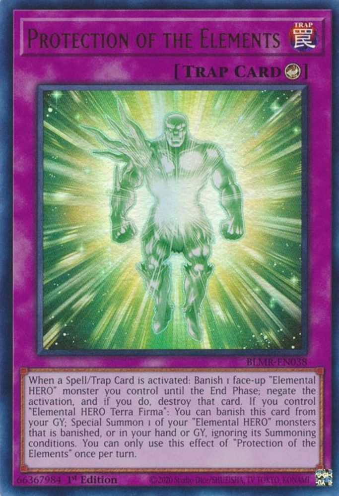 Protection of the Elements (BLMR-EN038) - Ultra Rare