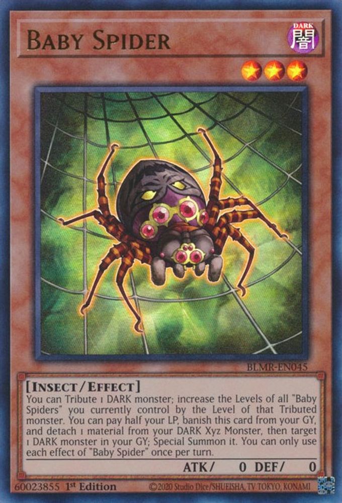Baby Spider (BLMR-EN045) - Ultra Rare