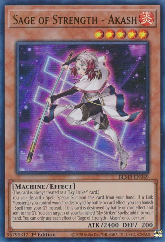 Sage of Strength - Akash (BLMR-EN049) - Ultra Rare