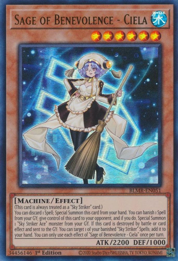 Sage of Benevolence - Ciela (BLMR-EN051) - Ultra Rare