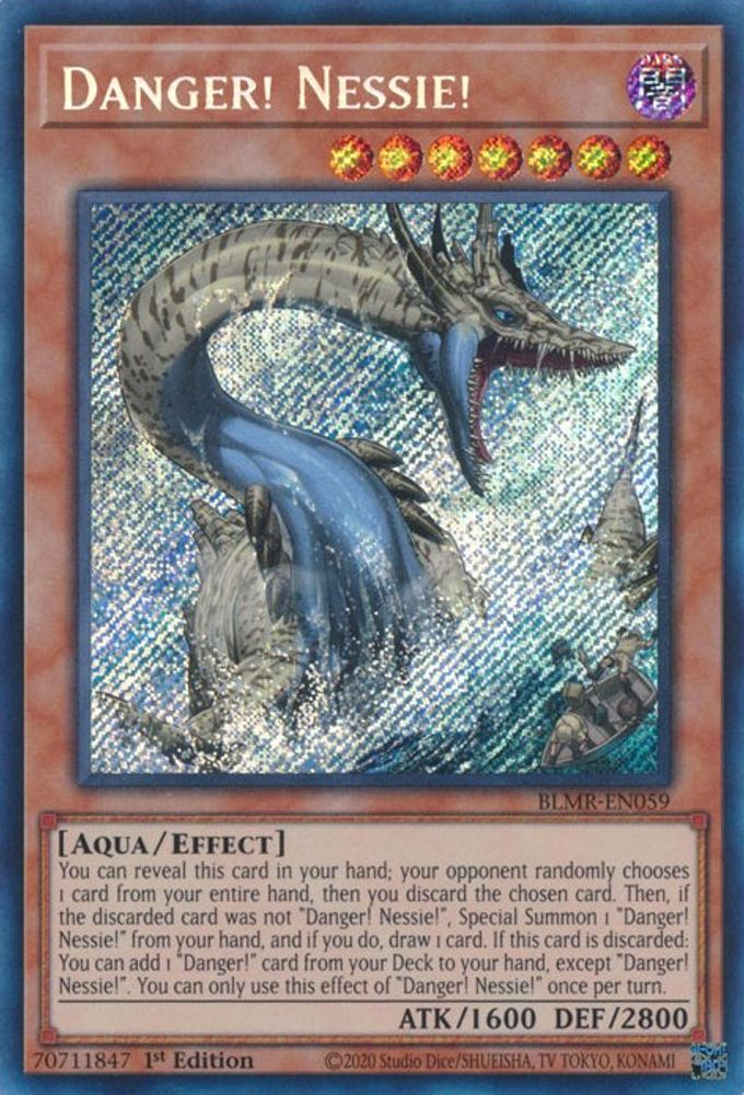 Danger! Nessie! (BLMR-EN059) - Secret Rare
