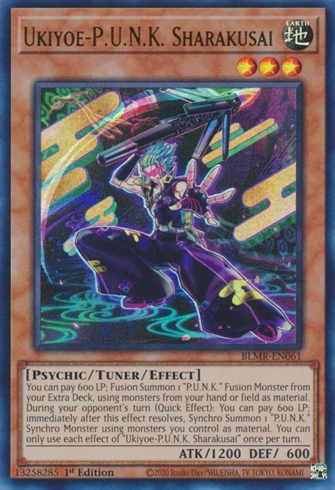 Ukiyoe-P.U.N.K. Sharakusai (BLMR-EN061) - Ultra Rare