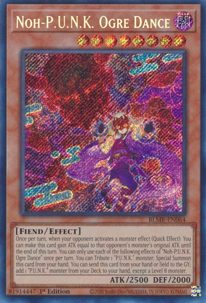 Noh-P.U.N.K. Ogre Dance (BLMR-EN064) - Secret Rare