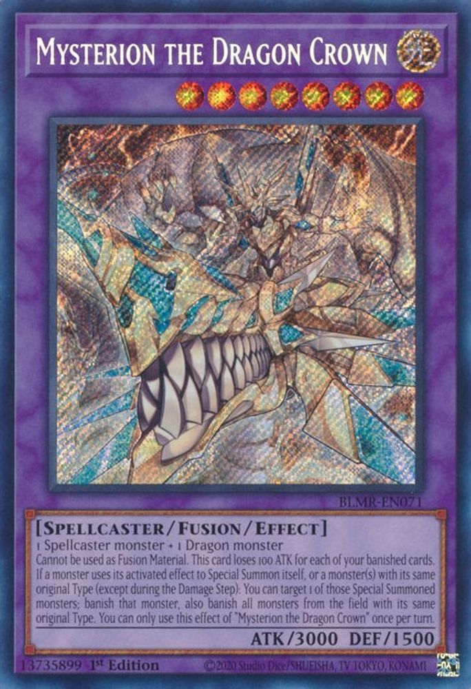 Mysterion the Dragon Crown (BLMR-EN071) - Secret Rare