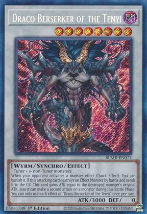 Draco Berserker des Tenyi [BLMR-EN074] Secret Rare 