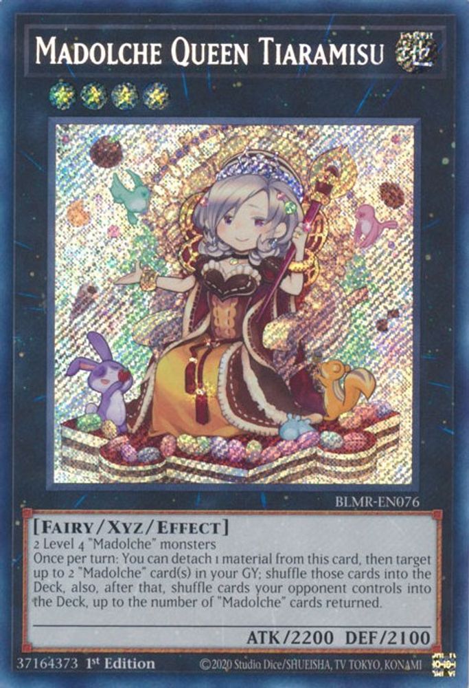 Madolche Reine Tiaramisu [BLMR-EN076] Secret Rare 