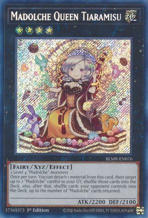 Madolche Reine Tiaramisu [BLMR-EN076] Secret Rare 