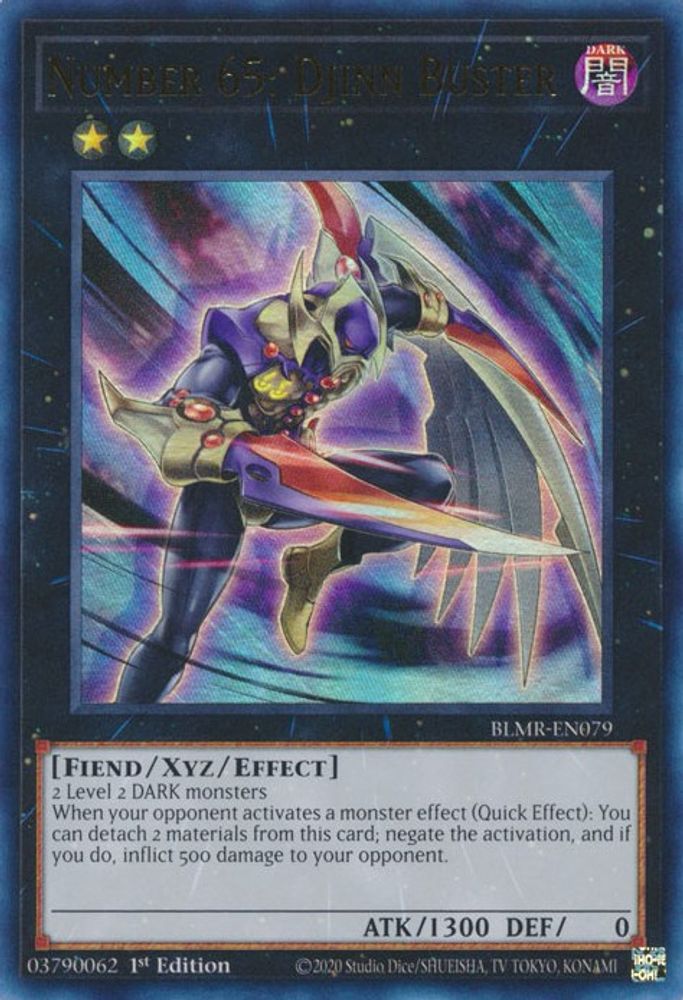Number 65: Djinn Buster (BLMR-EN079) - Ultra Rare