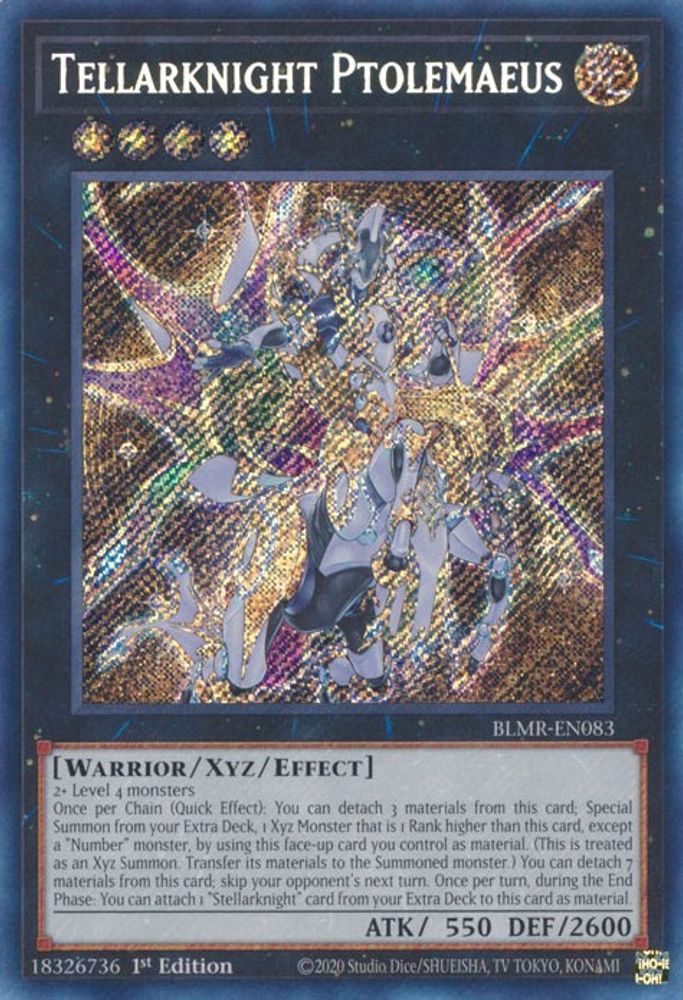 Tellarknight Ptolemaeus (BLMR-EN083) - Secret Rare