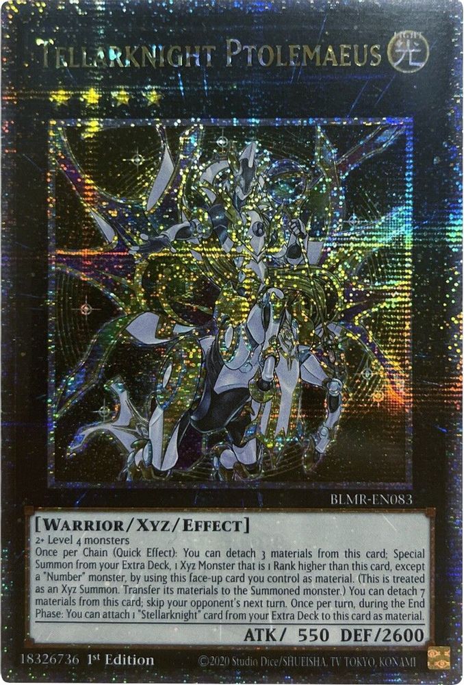 Tellarknight Ptolemaeus (Quarter Century Secret Rare) (BLMR-EN083) - Quarter Century Secret Rare