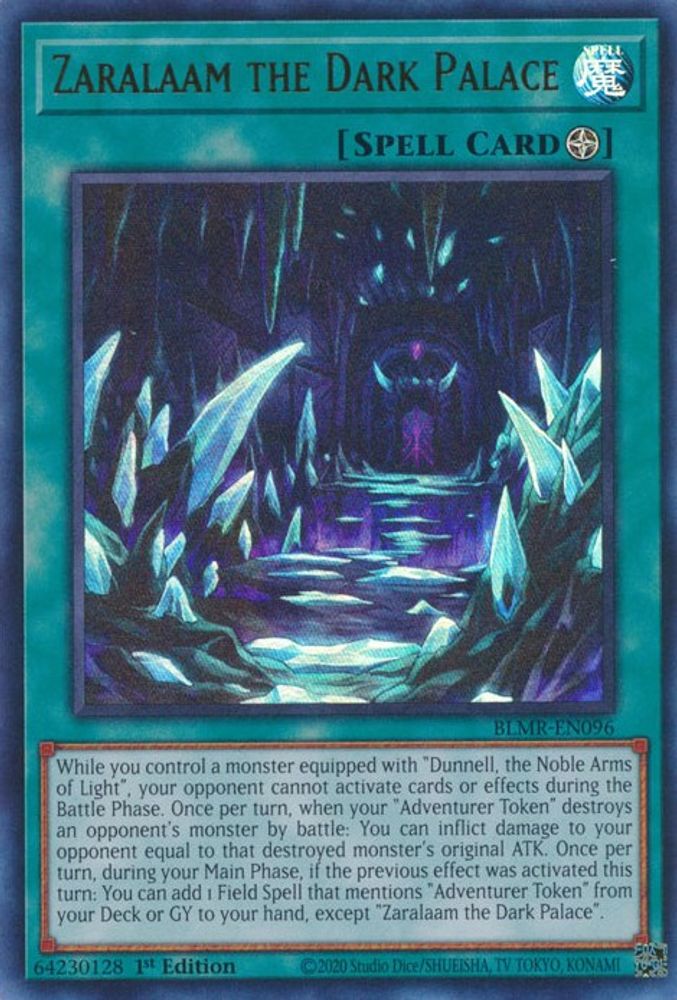 Zaralaam the Dark Palace (BLMR-EN096) - Ultra Rare