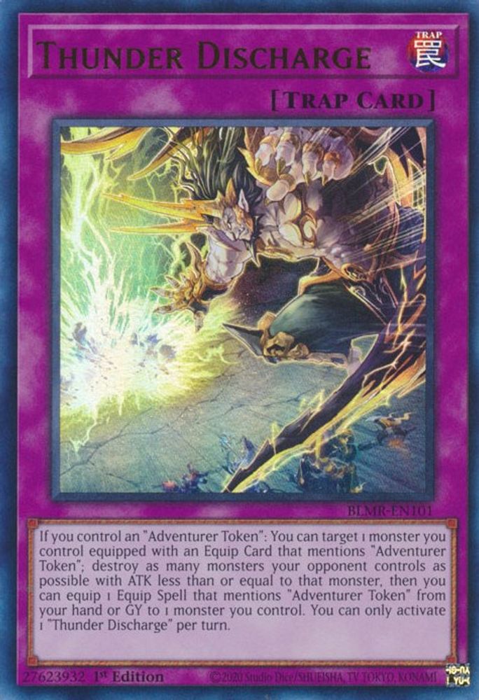 Thunder Discharge (BLMR-EN101) - Ultra Rare