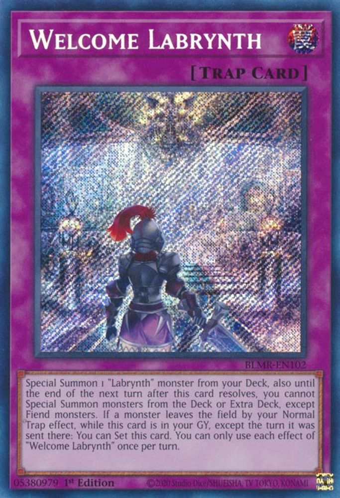 Welcome Labrynth (BLMR-EN102) - Secret Rare